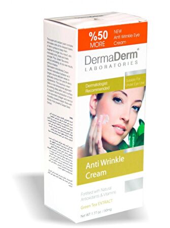 Dermaderm Yüz Ve Göz Çevresi Kırışıklık Karşıtı Krem - 100 gr