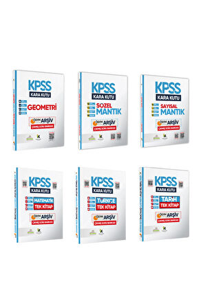KPSSNİN Kara Kutusu Genel Yetenek Genel Kültür TEK Ekonomik Set Paket Konu Özetli Soru Bankası