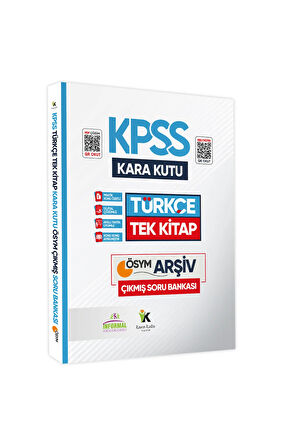 KPSSNİN Kara Kutusu Genel Yetenek Genel Kültür TEK Ekonomik Set Paket Konu Özetli Soru Bankası