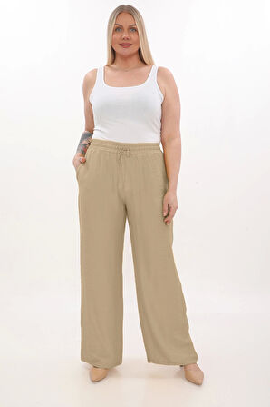 Viscose Büyük Beden Pantalon