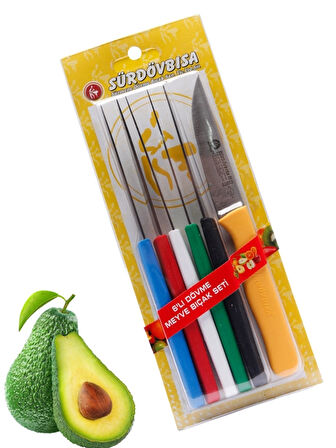 Sürdövbisa 61010 6'lı Meyve Seti (Sivri Uç ) Karma