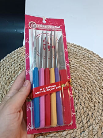 Sürdövbisa 61010 6'lı Meyve Seti (Sivri Uç ) Karma