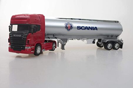 Welly 1/32 Ölçek Oyuncak Metal Model Tanker Scania V8 R730 Tanker