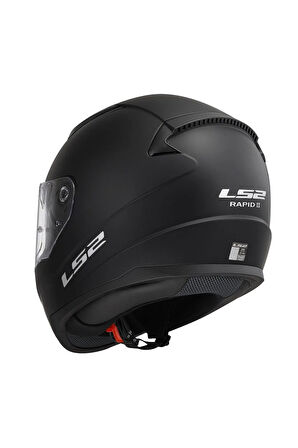 Rapıd Mat Siyah Kask