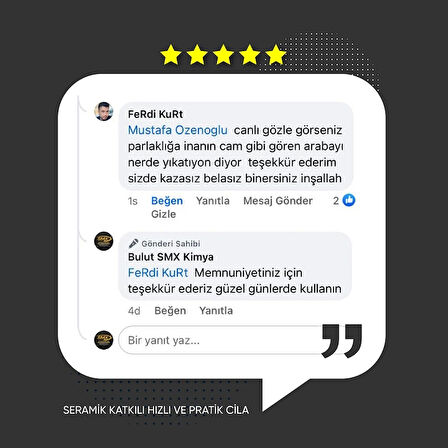Seramik Katkılı Hızlı ve  Pratik Cila 750ml. + Premium %60 Cilalı Oto Şampuanı 750ml.
