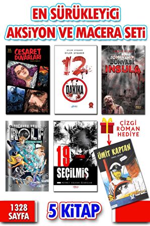 En Sürükleyici Aksiyon ve Macera Romanları Seti (6 Kitap)