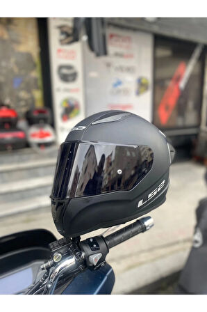 Rapıd Mat Siyah Kask - Siyah Vizör Spoiler