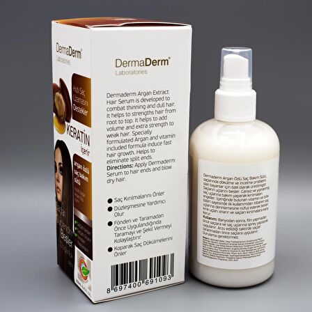 Dermaderm Argan Yağı Özlü Saç Bakım Sütü 250 ML