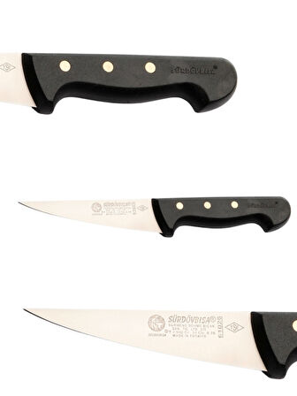 Sürdövbisa F61026 Plastik Pimli Sap Kasap Bıçağı (Sıyırma Bıçağı)