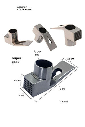 Sürmene Yapımı Dövme Çelik Usta Marangoz Keseri Küçük Boy Çivi Çakma