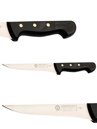 Sürdövbisa F61018 Plastik Pimli Sap Kasap Bıçağı (Sıyırma Bıçağı)