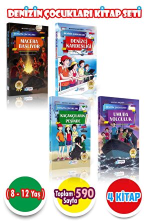 Denizin Çocukları Serisi 4 Kitaplı Set - Mustafa Koçyiğit