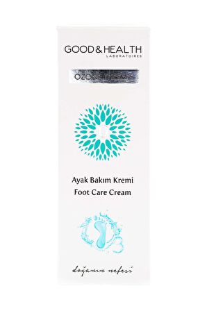 GOOD & HEALTH OZONE THERAPY OZONLU AYAK BAKIM KREMİ 75 ML