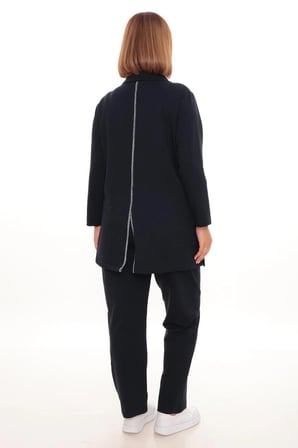 Büyük Beden Hırka Sweatshirt & Pantolon İkili Takım Kadın