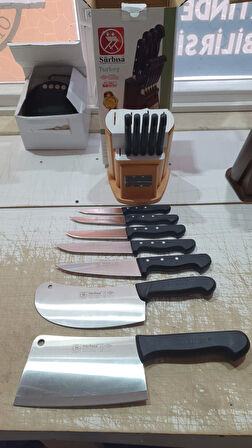 Sürbisa Mutfak Kasap Seti 10lu Set ve 2 Satır