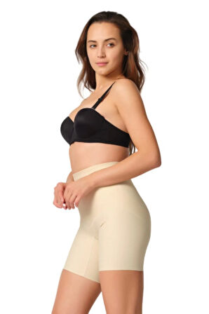 Toparlayıcı Lazer Kesim Boxer Korse Ten 2816