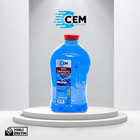 CEM CAR CARE Cam Suyu 2,5 LT Antifriz İçerikli -20 9'LU Avantaj Paket