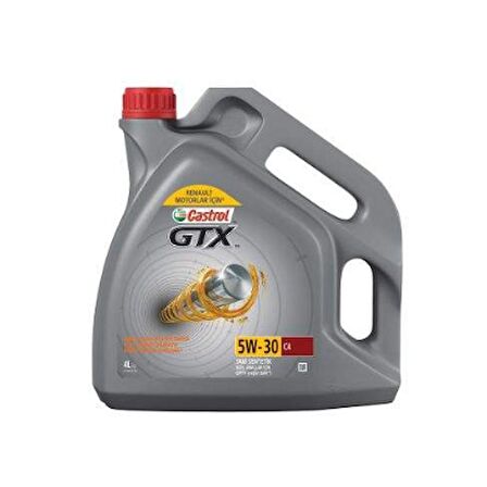 CASTROL GTX 5W30 C4 4LİTRE (Dpf'li Araçlar Dahil)(2021 Ü.T)