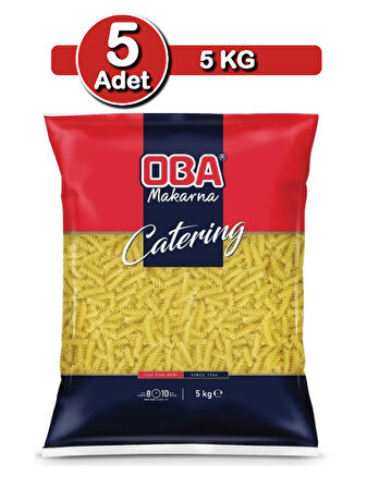 Oba Fiyonk Makarna 5 Kg X 5 Adet | Toplu Kullanım Paketi