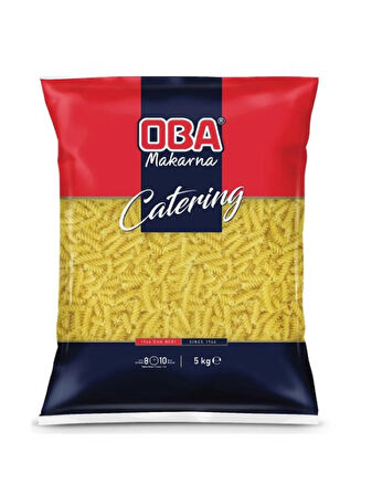 Oba Fiyonk Makarna 5 Kg X 5 Adet | Toplu Kullanım Paketi