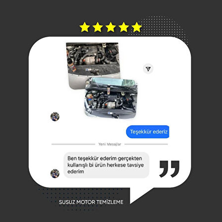 Susuz Motor Temizleme Spreyi 500 Ml + Seramik Katkılı Hızlı ve Pratik Cila 750 Ml (MUHTEŞEM 2'Lİ)