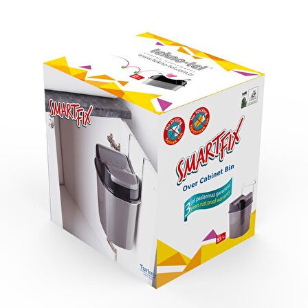 Dolap Kapağına Asmalı Çöp Kovası Organizer
