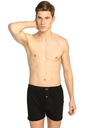 117 Erkek Penye Düz Boxer (6 lı)