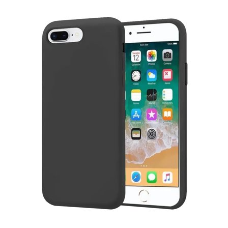 Apple iPhone 7 Plus İnce Mat Silikon Kılıf Siyah