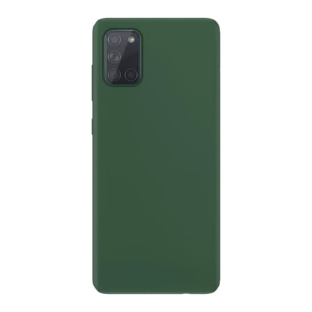 Samsung Galaxy A51 İnce Mat Silikon Kılıf Haki