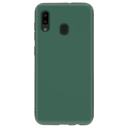 Samsung Galaxy A70 İnce Mat Silikon Kılıf Haki
