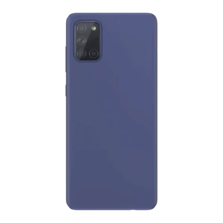 Samsung Galaxy A31 İnce Mat Silikon Kılıf Lacivert