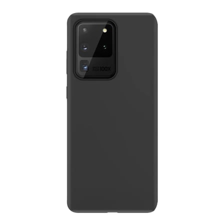 Samsung Galaxy S20 Ultra İnce Mat Silikon Kılıf Siyah