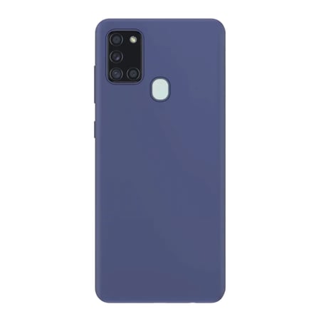 Samsung Galaxy A21S İnce Mat Silikon Kılıf Lacivert