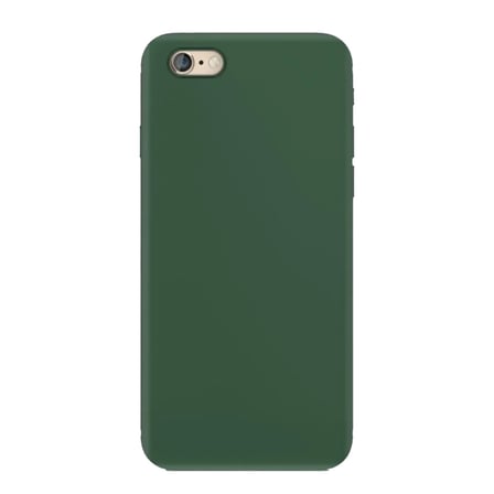 Apple iPhone 6 Plus İnce Mat Silikon Kılıf Haki