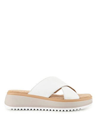Hush Puppies Beyaz Kadın Terlik Hou