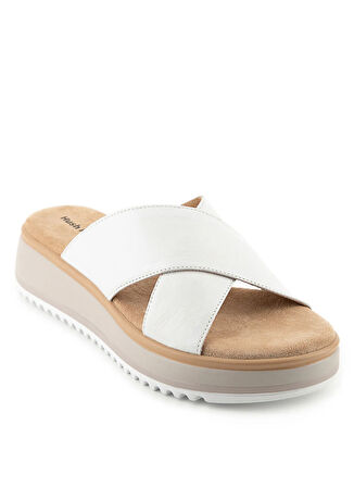 Hush Puppies Beyaz Kadın Terlik Hou