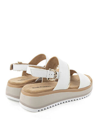 Hush Puppies Deri Beyaz Kadın Sandalet Feliz