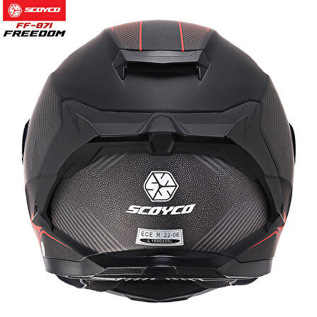 Scoyco FF-871 Freedom Full Face Motosiklet Kaskı