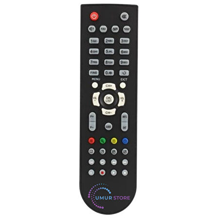 Samux HD Real Uydu Alıcı Kumandası