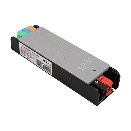12 Volt 5 Amper 60 Watt Slim Metal Kasa Adaptör Voltaj Göstergeli 148x43x27mm