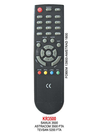 Uyumlu ASTRACOM 3500 FTA UYDU KUMANDASI