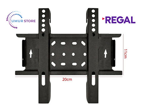 Regal 24NS900 24'' Uydu Alıcılı HD Ready 19”- 27” inç Lcd Led TV Sabit Askı Aparatı