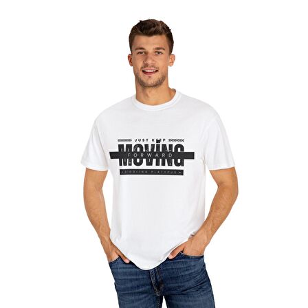 Moving Baskılı T-Shirt