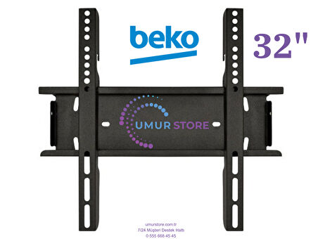 Beko B32 D 696 B 32”, 39”, 40” Uyumlu Lcd Led TV Sabit Duvar Askı Aparatı
