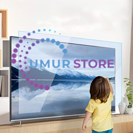 Samsung Uyumlu 50TU8000 TV Ekran Koruyucu Samsung Uyumlu 50" İnç 126 Cm