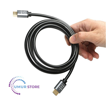 2 Metre 2.0 HDMI Kablo - 4K 60Hz,3D,18Gbps,HDR, HDCP 2.2, Dolby, eARC, Örgü Kablo (DK-HD-CV20L200G)