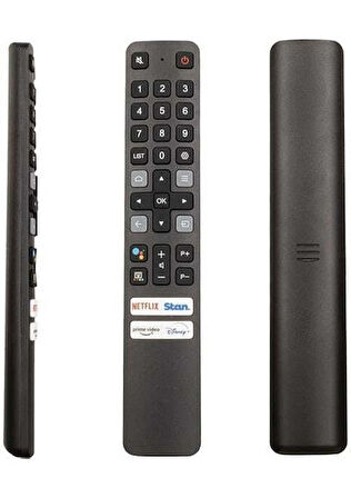 TCL Kl Tcl RC901V Far1 Netflıx-Stan.-Prıme Vıdeo-Dısney+ Tuşlu Ses Komutlu LCD LED Tv Kumanda