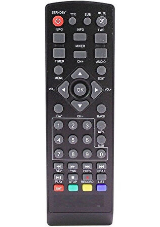 Globex GLB-8800 Uydu Alıcı Kumanda