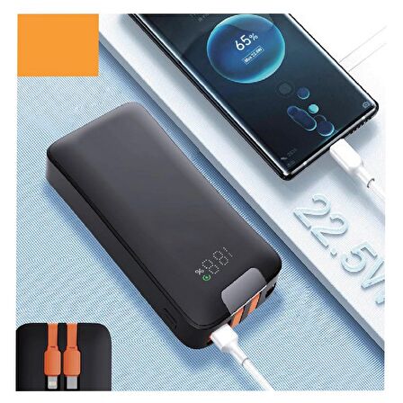 Nettech NT-PW23 22.5W 20000 MAh Taşınabilir Powerbank (Siyah)