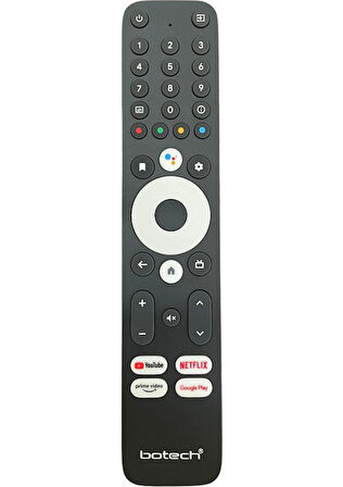 Botech Wzone 4K Android Tv Box Bluetooth' Lu Tuşlu Kumanda